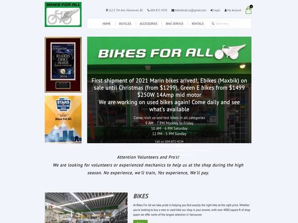 Bikes For All