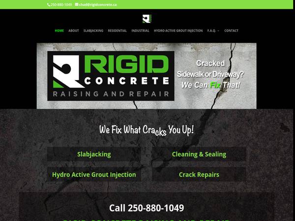 Rigid Concrete Raising and Repair Inc Serving Vancouver Island