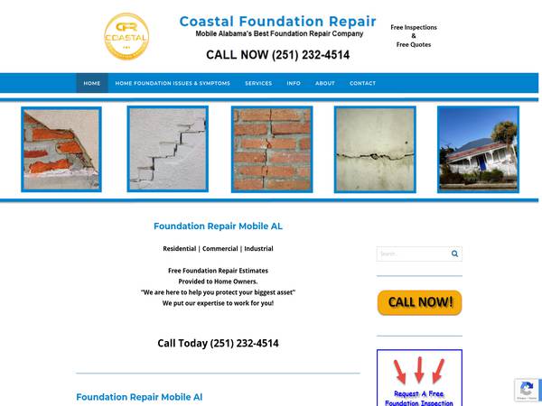Coastal Foundation Repair Mobile Alabama