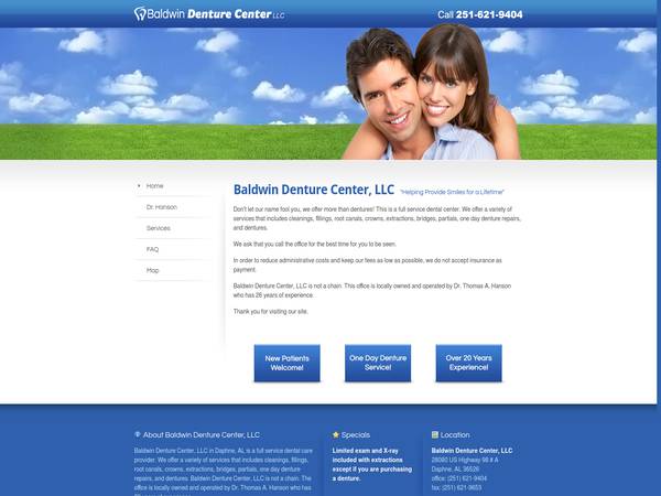 Baldwin Denture Center LLC