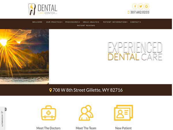 Dental Care Center  Nick Bouzis DDS Brian Hokanson DDS