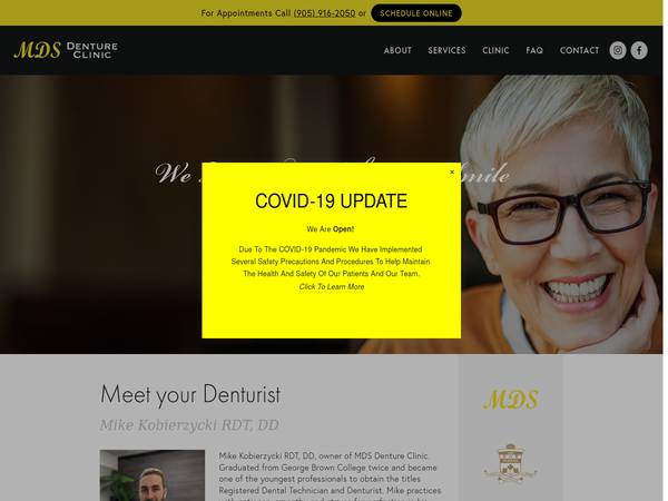 MDS Denture Clinic – Mississauga Denturi