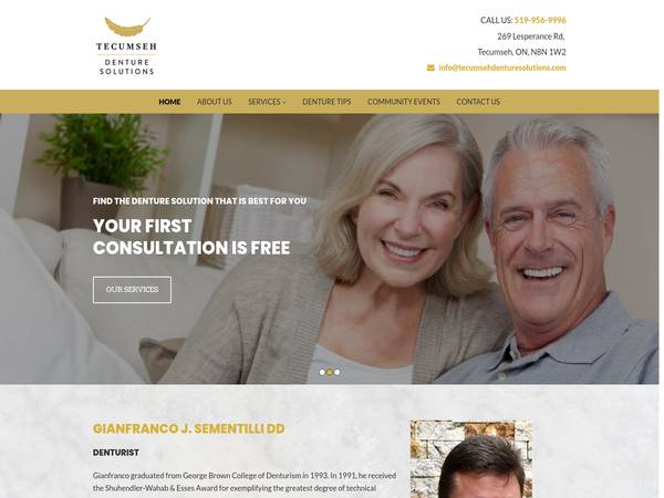 Tecumseh Denture Solutions – Gianfranco