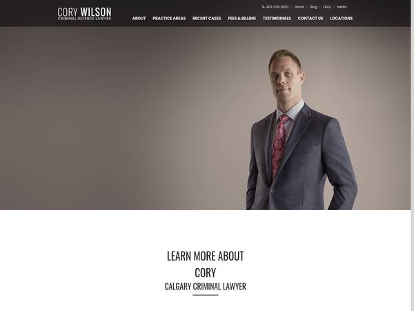 Cory Wilson Criminal Defence Lawyer