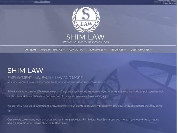 Shim Law – Family, Real Estate, Employme