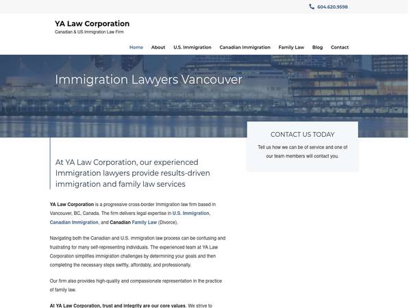YA Law Corporation – Vancouver Immigrati