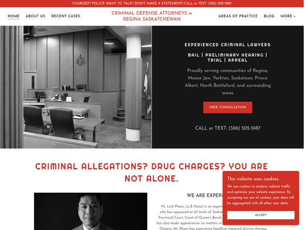 Linh Pham, Regina Criminal Lawyer