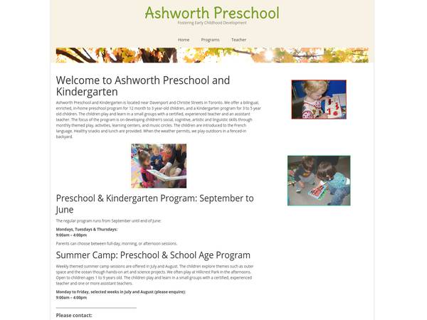Ashworth Preschool and Kindergarten