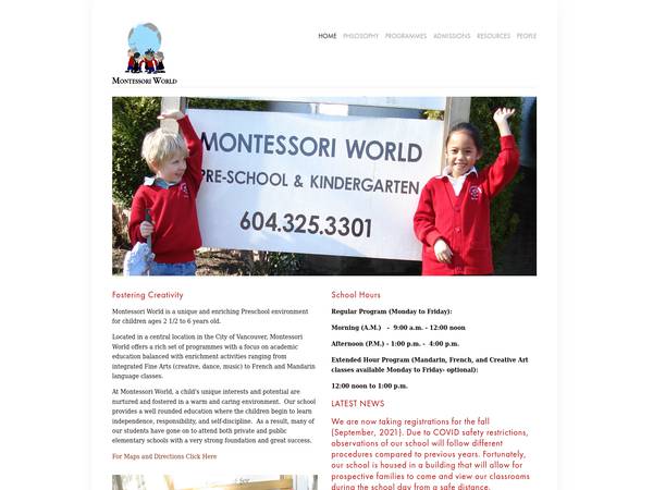 Montessori World Preschool