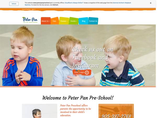 Peter Pan CoOp Preschool