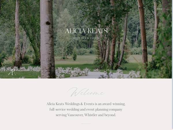 Alicia Keats Weddings Events