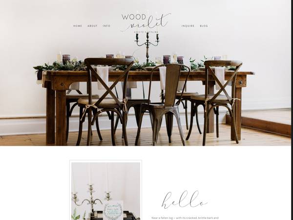 Wood Violet Events Styling