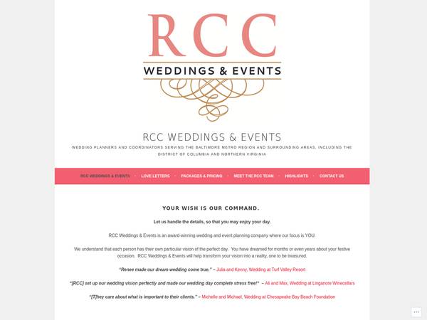 RCC Weddings Events