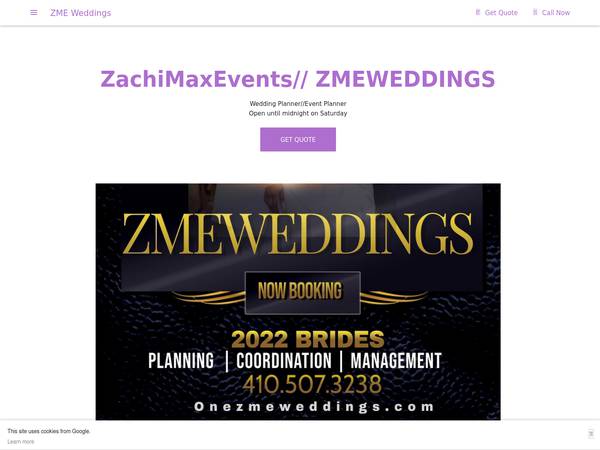 ZachiMaxEvents Weddings
