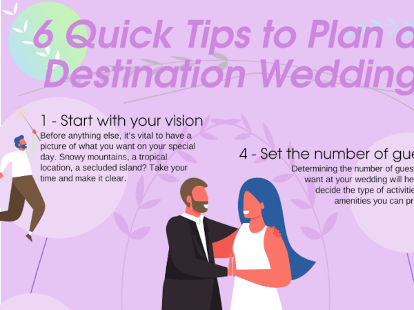 Infographic – 6 Tips For Planning a Destination Wedding