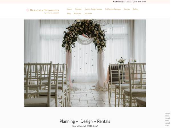 Designer Weddings Inc