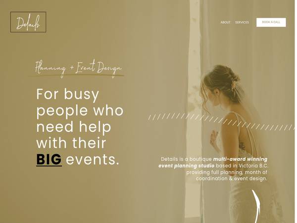 Details Planning and Event Design