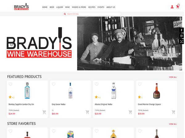Bradys Wine Warehouse