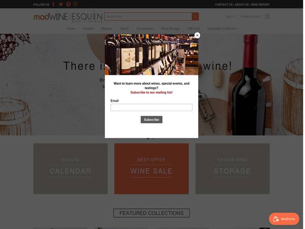 Esquin Wine Spirits Madwine com