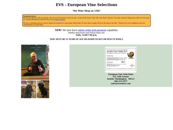 European Vine Selections Inc