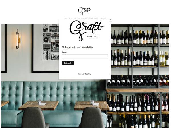 Graft Wine Shop Wine Bar