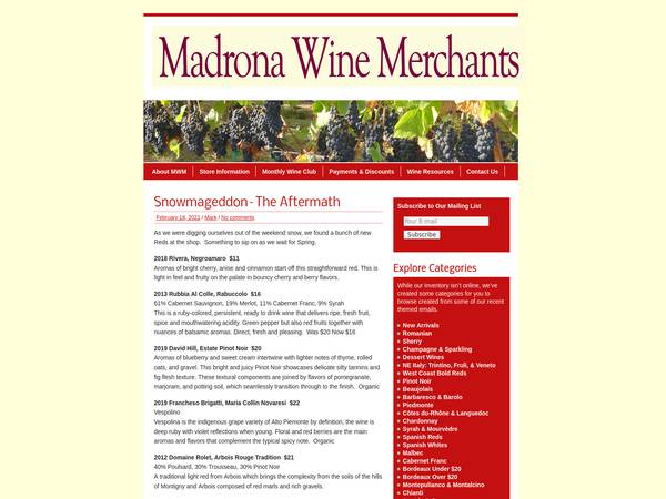 Madrona Wine Merchants