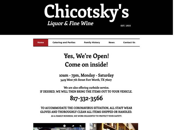 Chicotsky's Liquor Store