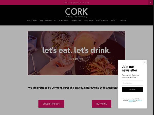 Cork Restaurant and Natural Wine Shop