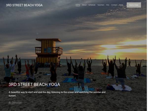 3rd Street Beach Yoga